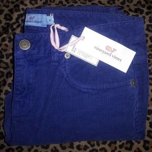 Vineyard Vines 5 Pocket Cord Women Solid Pants